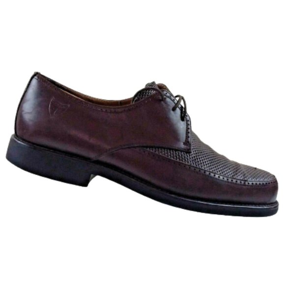 Toschi CIS Equipped Carbonlite Oxfords Dress Shoes Apron Toe Brown Leather - Picture 5 of 12